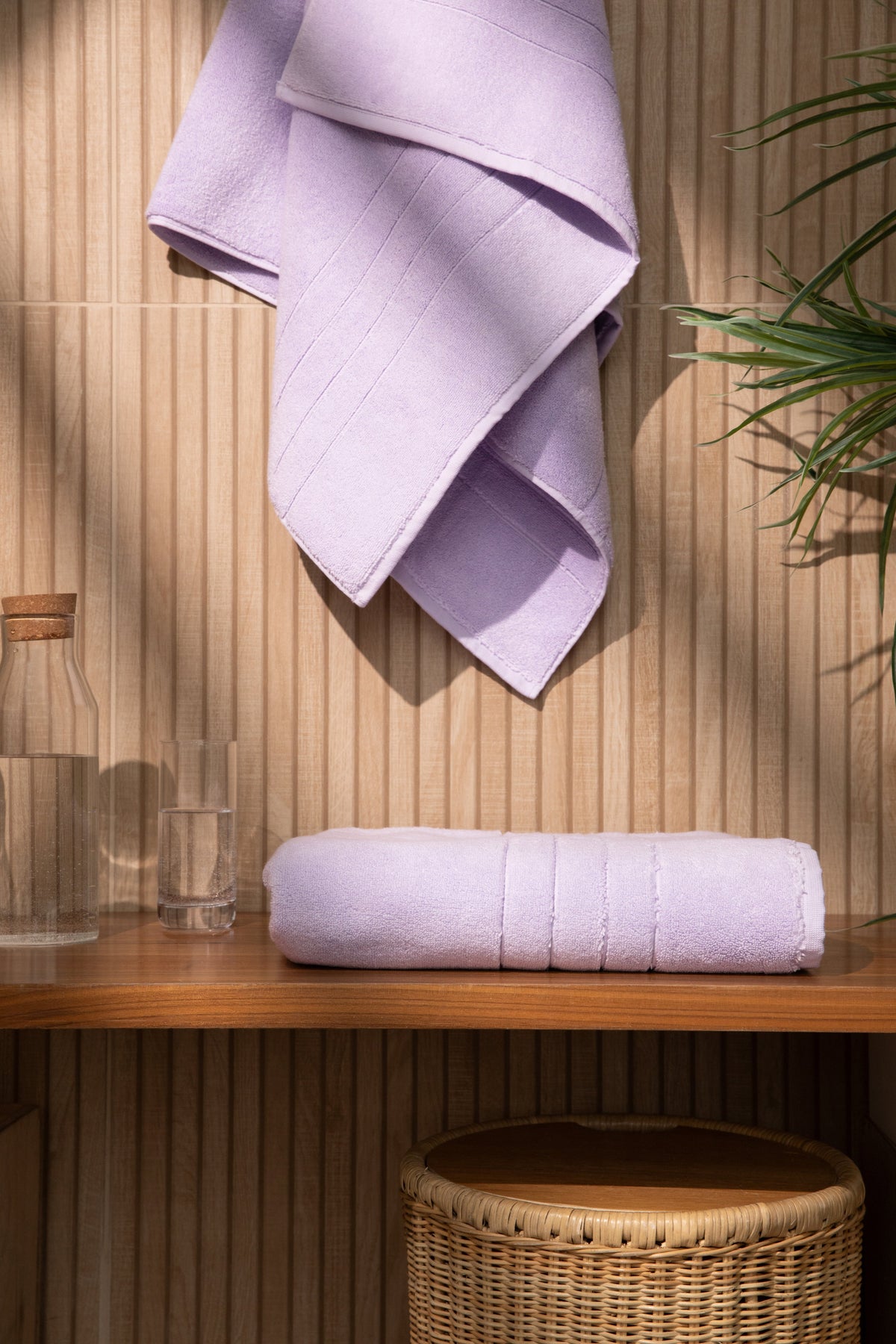 Organic Cotton Bath Towels - Lavender