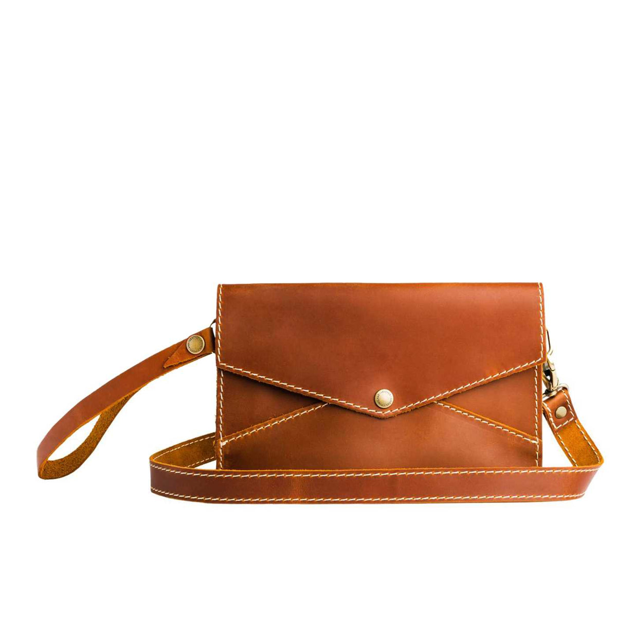 Almost Perfect' Envelope Convertible Crossbody - Honey