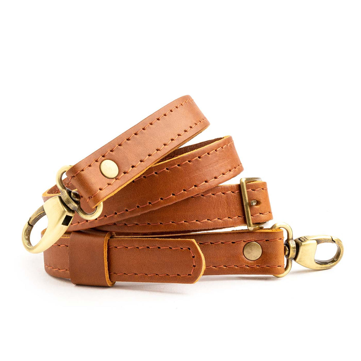 Leather Crossbody Strap - Honey