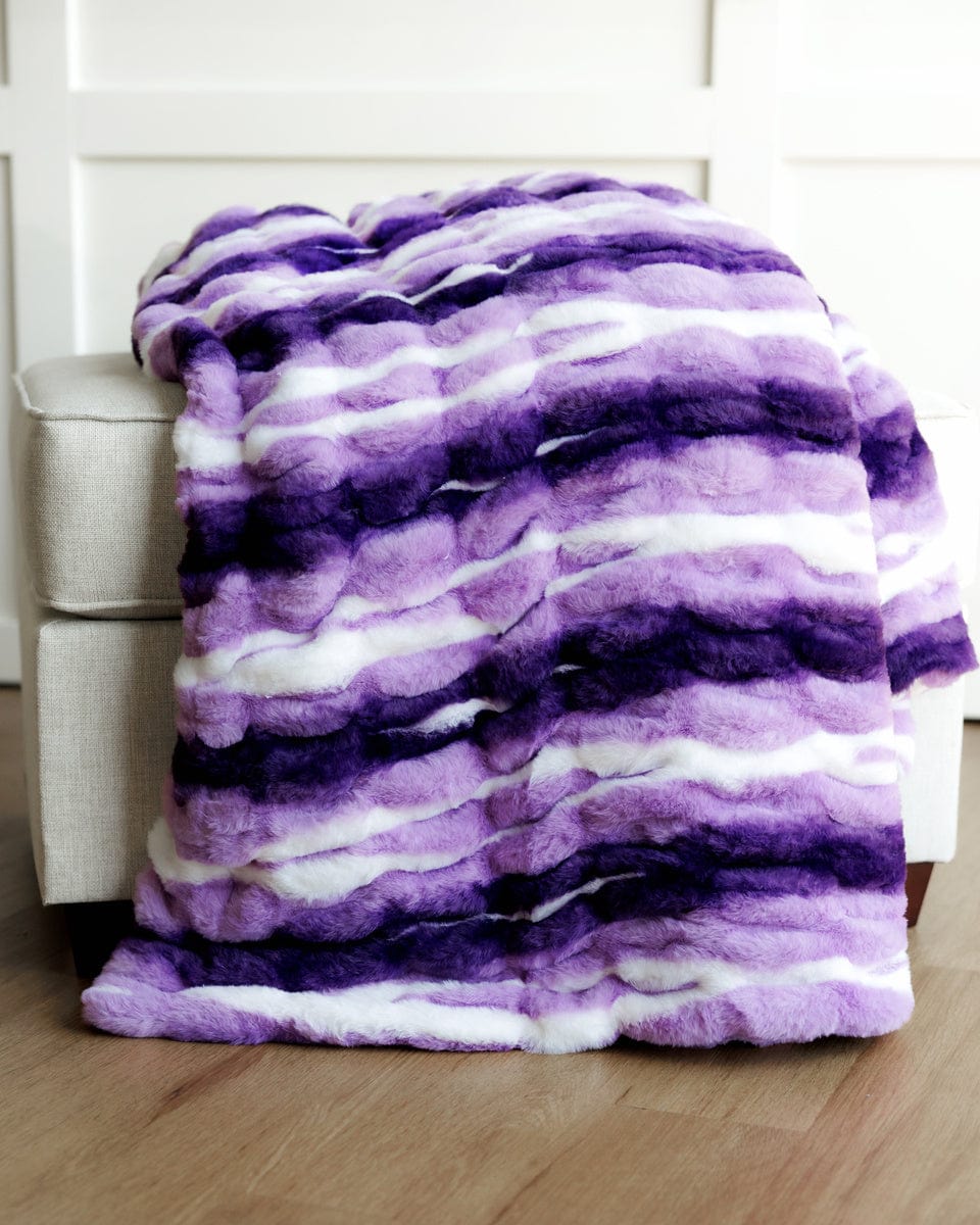 Hugs Swirl Violet Blanket - Image 2