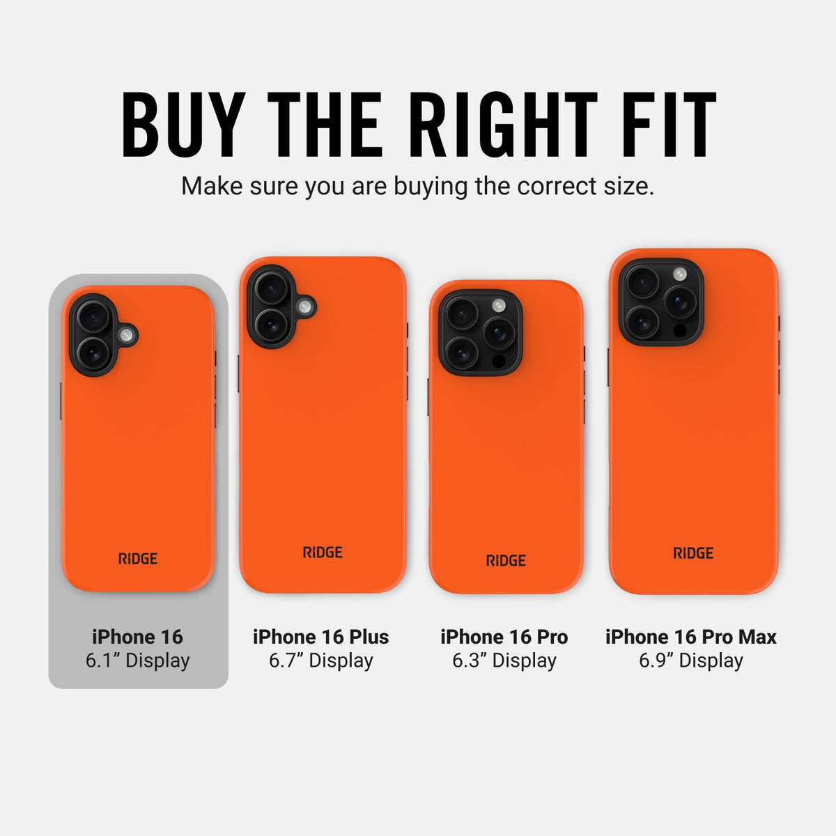 Everyday Phone Case - iPhone 16 - Basecamp Orange - Image 10