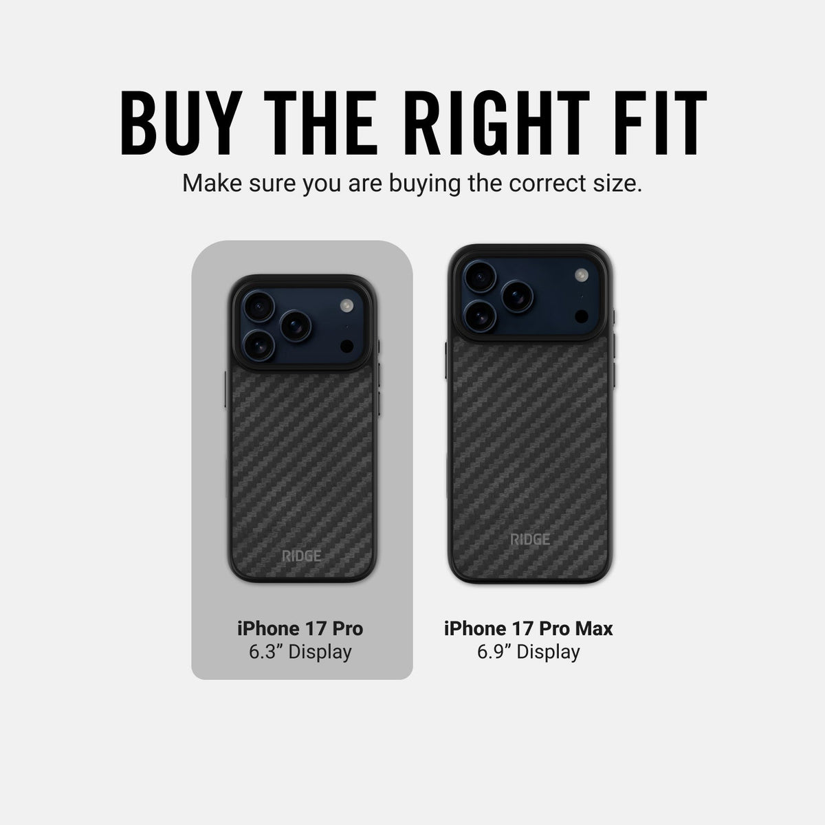 Everyday Phone Case - iPhone 17 Pro - Matte Black - Image 10