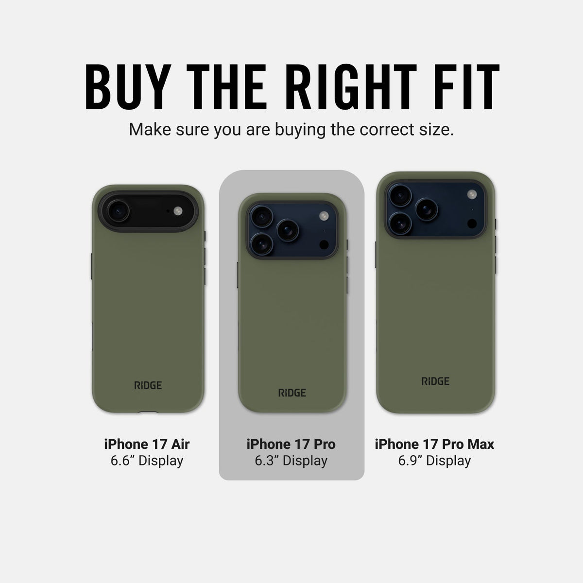 Everyday Phone Case - iPhone 17 Pro - Matte Olive - Image 10