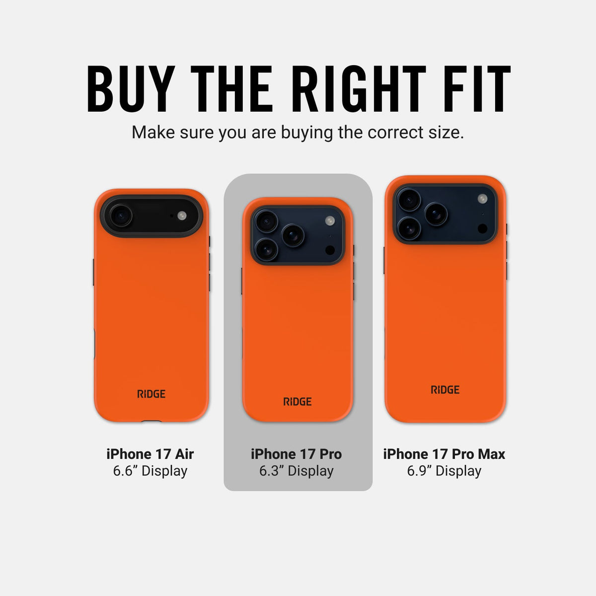Everyday Phone Case - iPhone 17 Pro - Basecamp Orange - Image 10