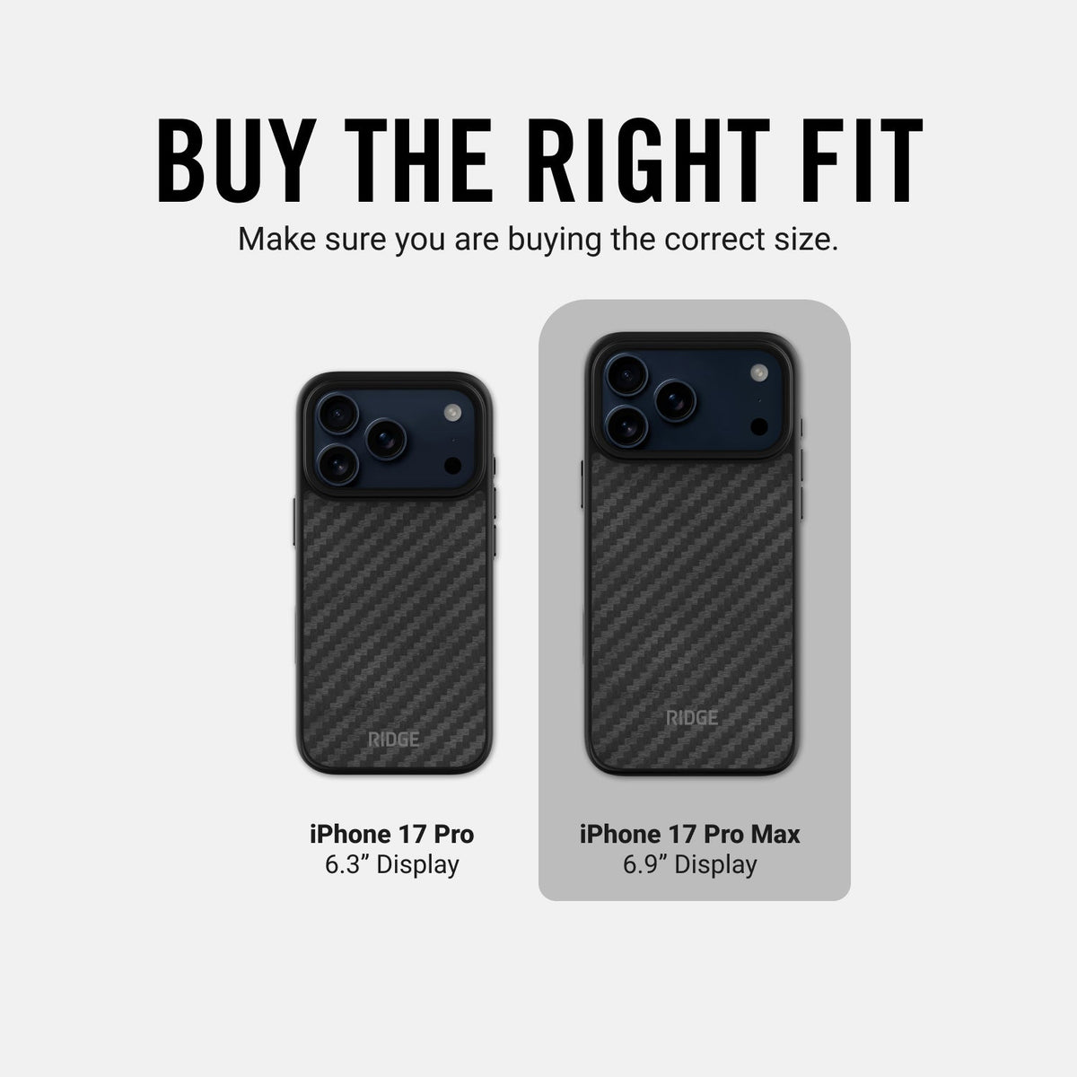 Everyday Phone Case - iPhone 17 Pro Max - Matte Black - Image 10