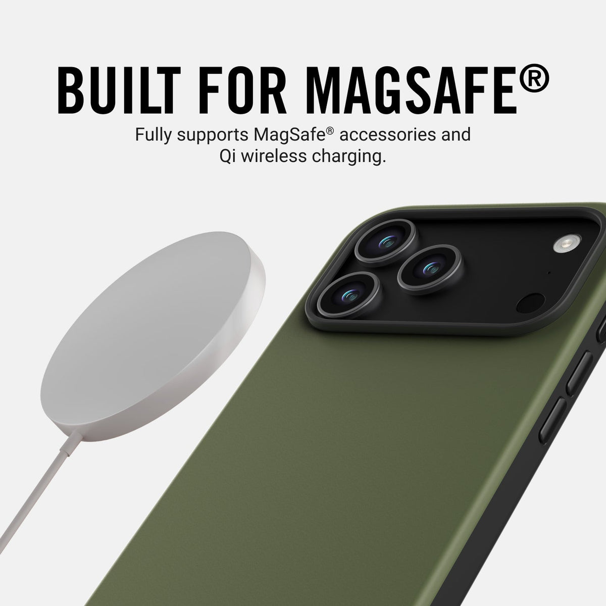 Everyday Charging Kit - iPhone 17 Pro Max - Matte Olive - Image 7