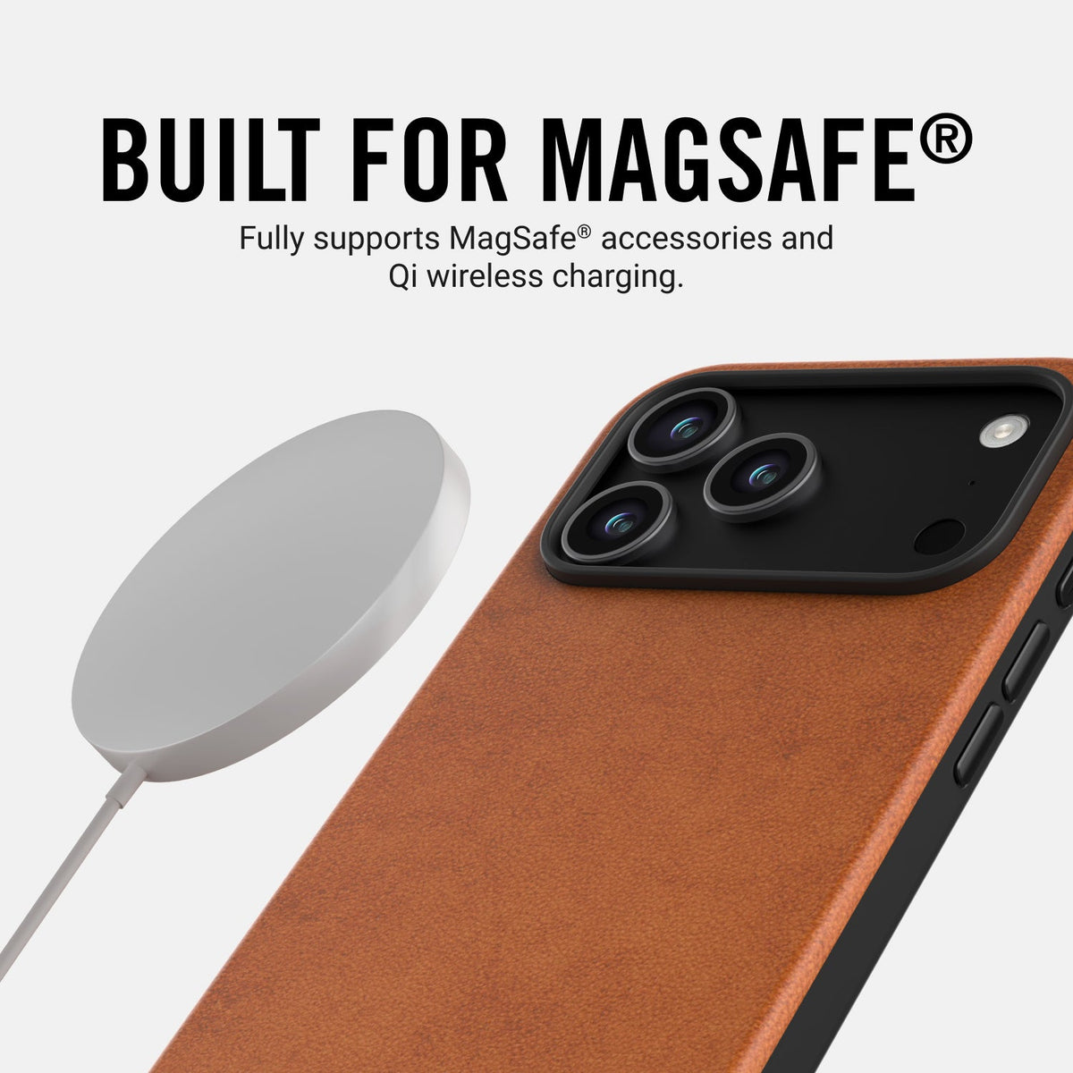 Everyday Charging Kit - iPhone 17 Pro Max - Tobacco Brown Leather - Image 7