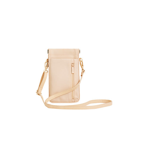 The ID Crossbody Bag in Beige - Image 13
