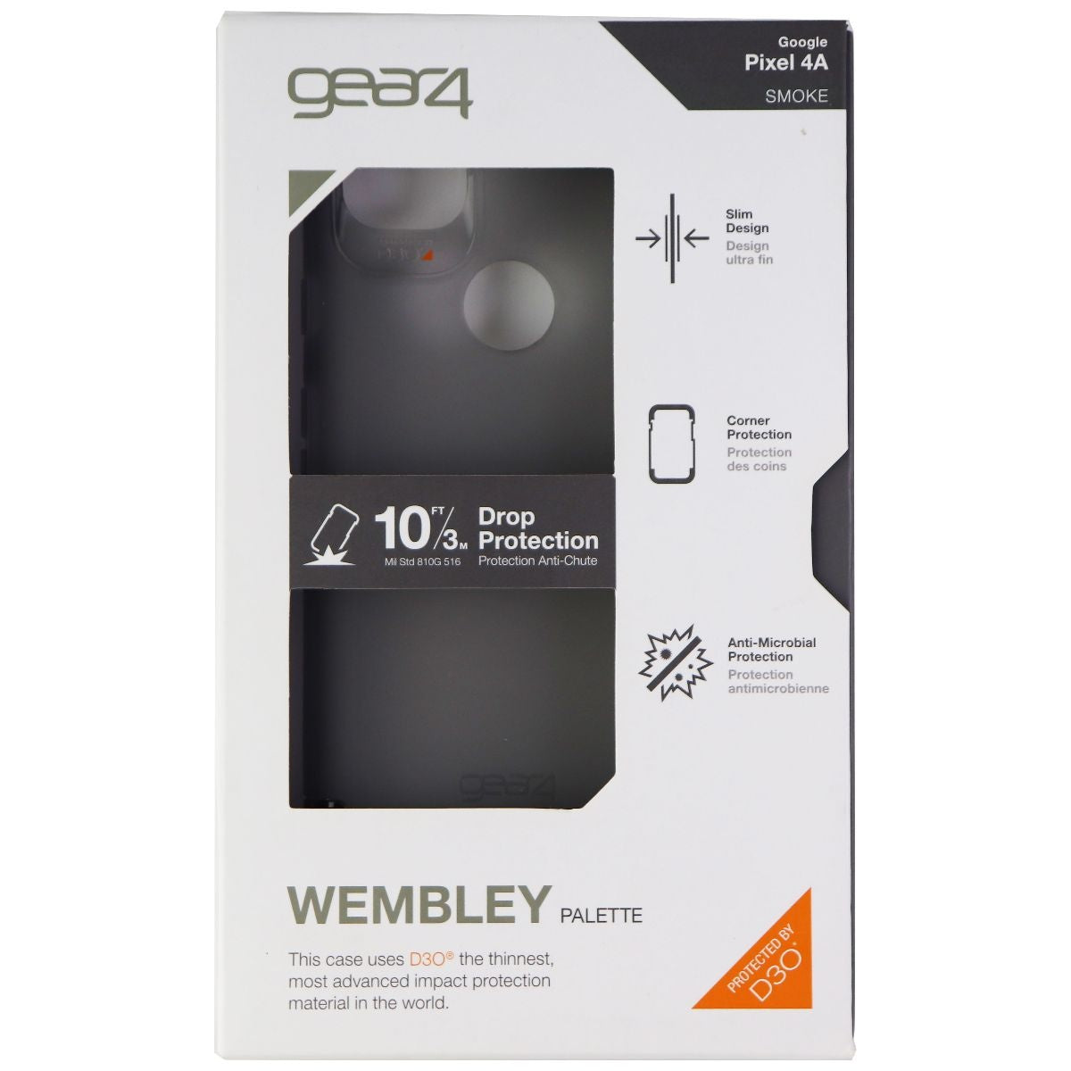 ZAGG Wembley Palette Series Flexible Case for Google Pixel 4a (Non-5G) - Smoke - New - Image 4