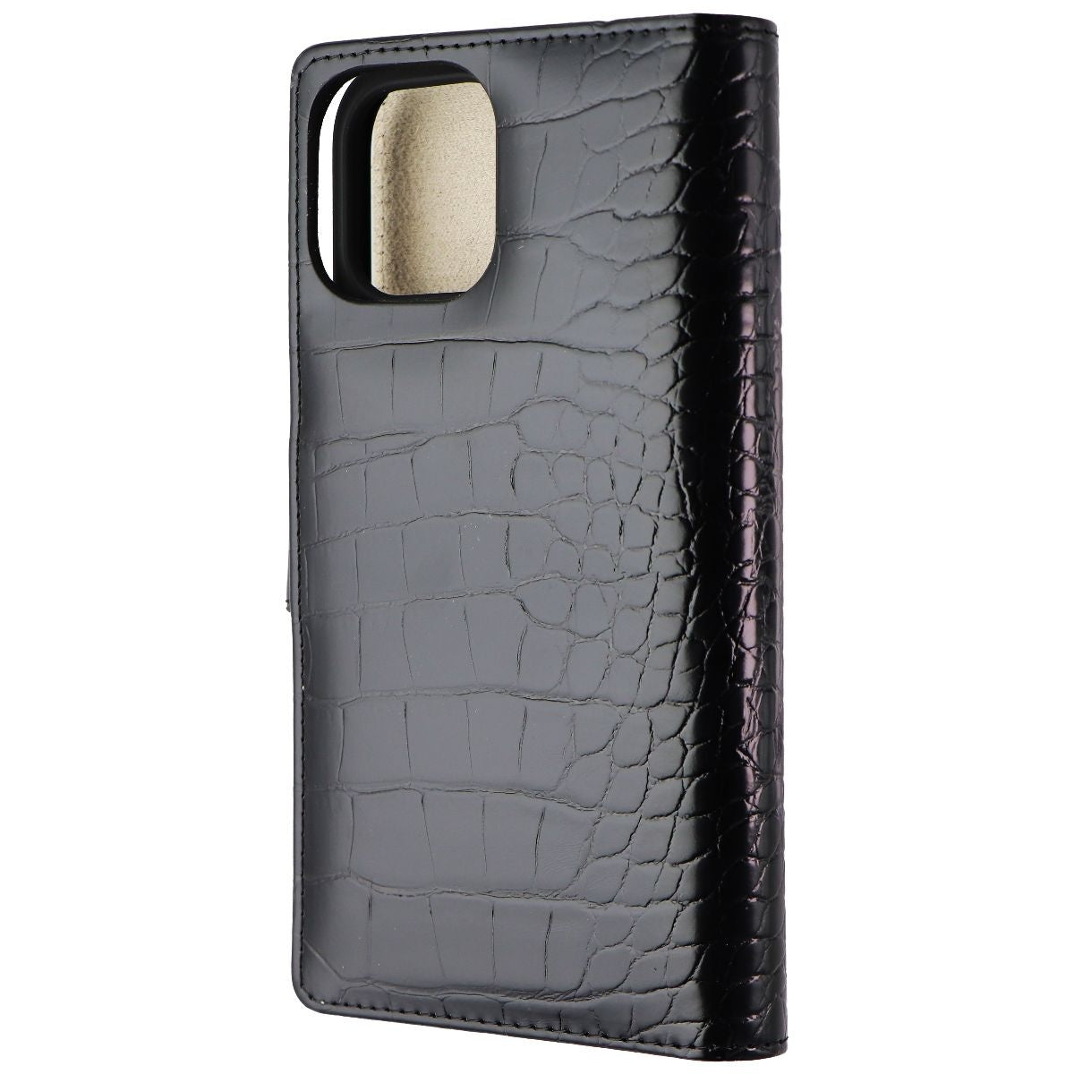 iDeal of Sweden Cora Phone Wallet for iPhone 12 Pro Max - Jet Black Croco - New