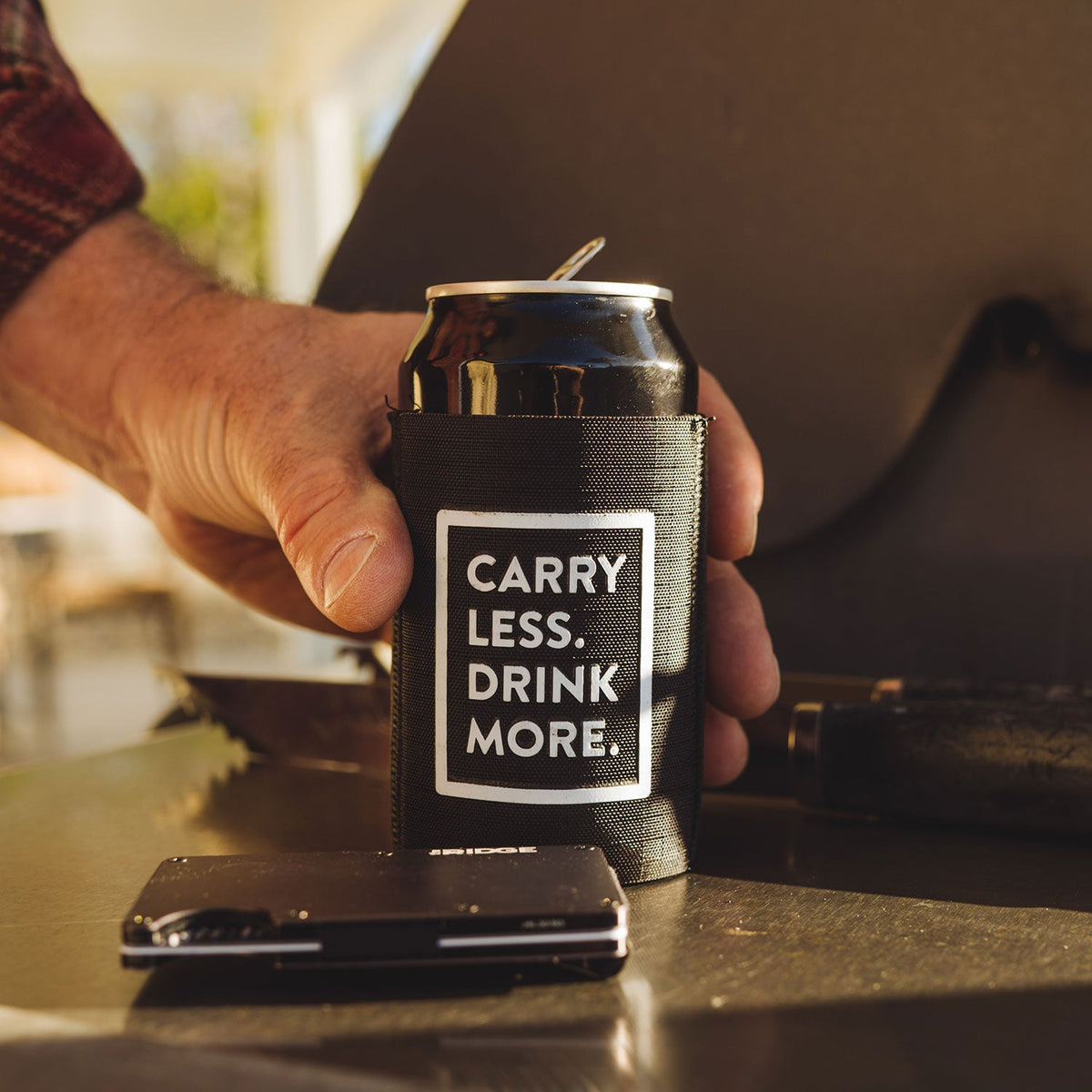 Ripstop Drink Sleeve - Black - Image 5