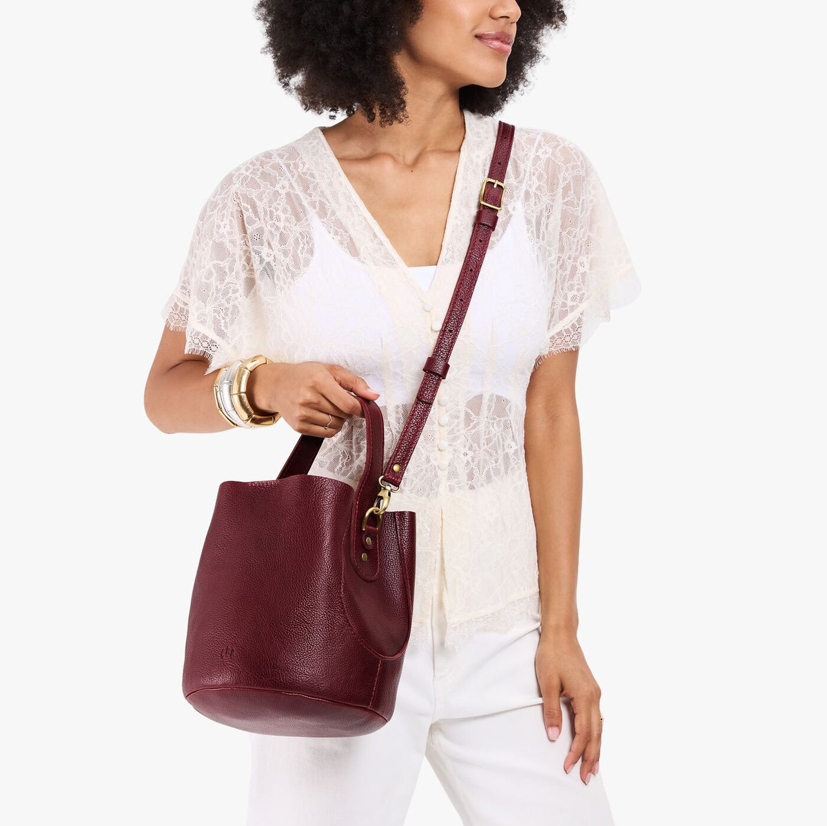 'Almost Perfect' Belle Bucket Bag - Image 142
