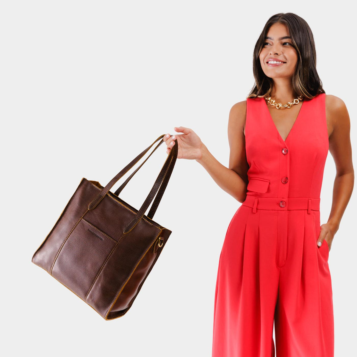 'Almost Perfect' Large Lola Zipper Crossbody Tote - Image 91