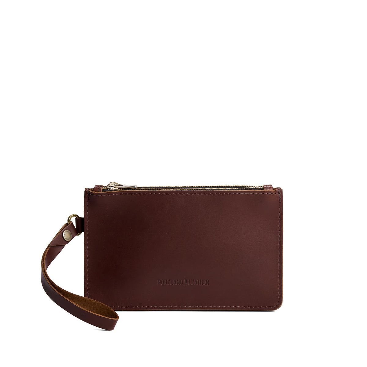 Zip-Zap Duo Wristlet - Cognac
