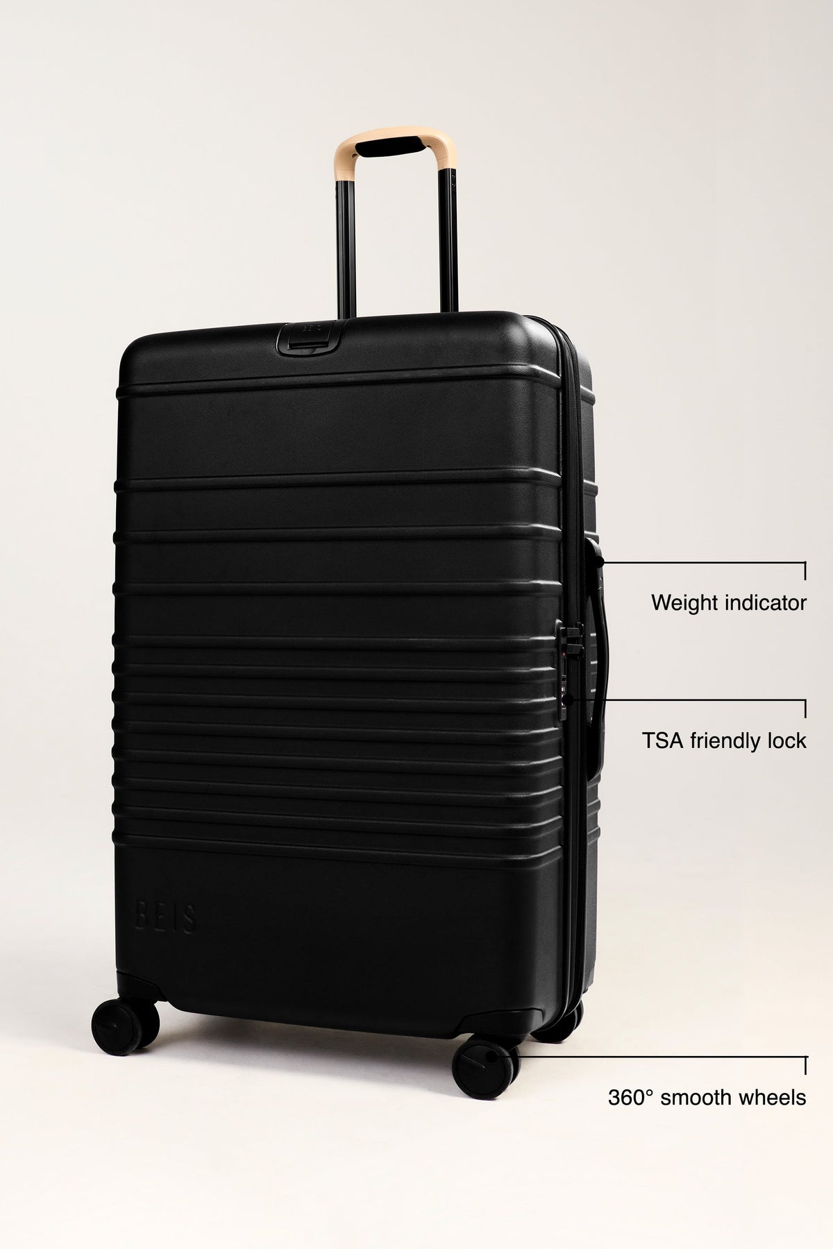 The Large Check-In Roller in Black - Image 2