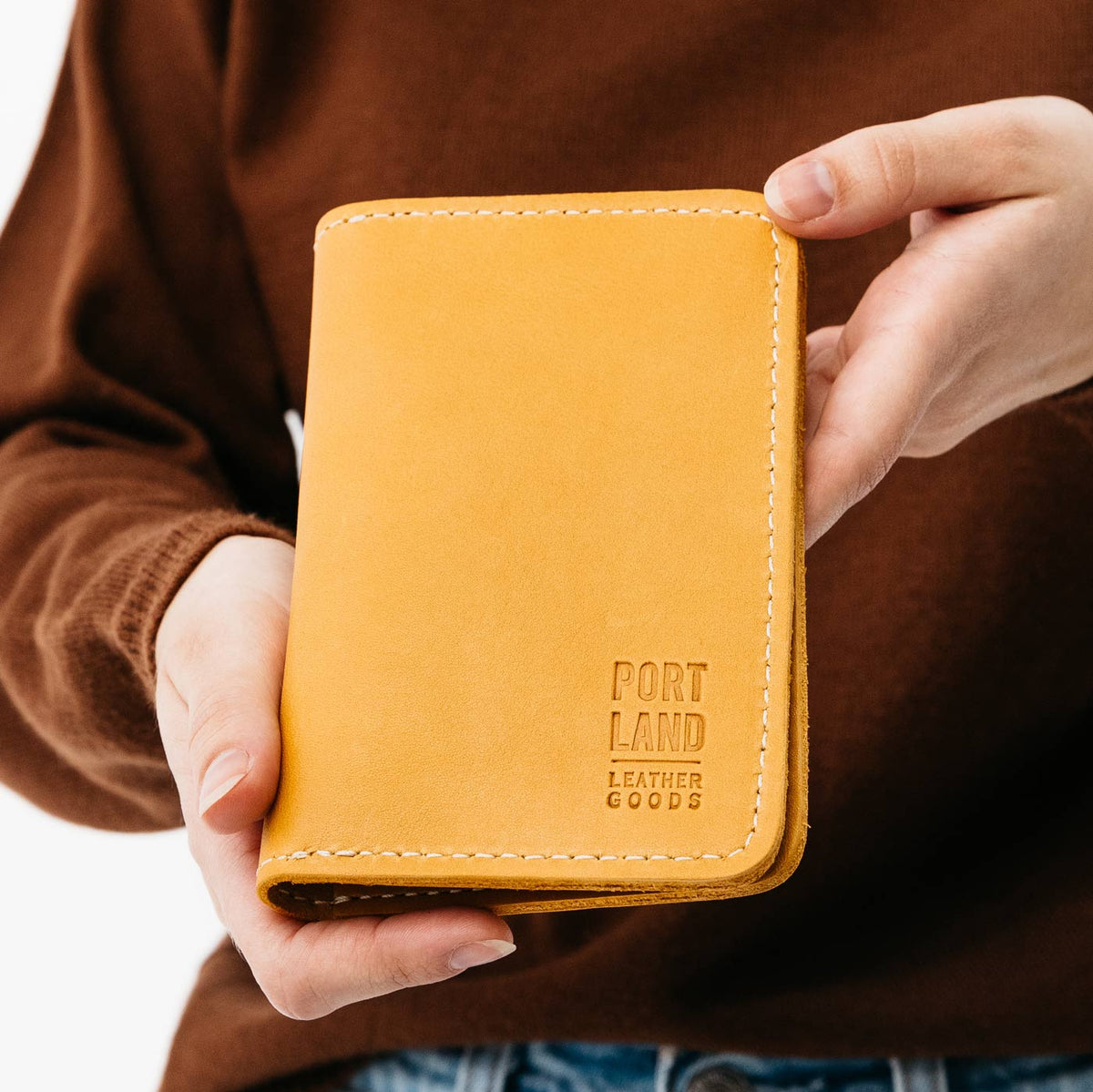 Leather Modern Passport Holder - Image 97