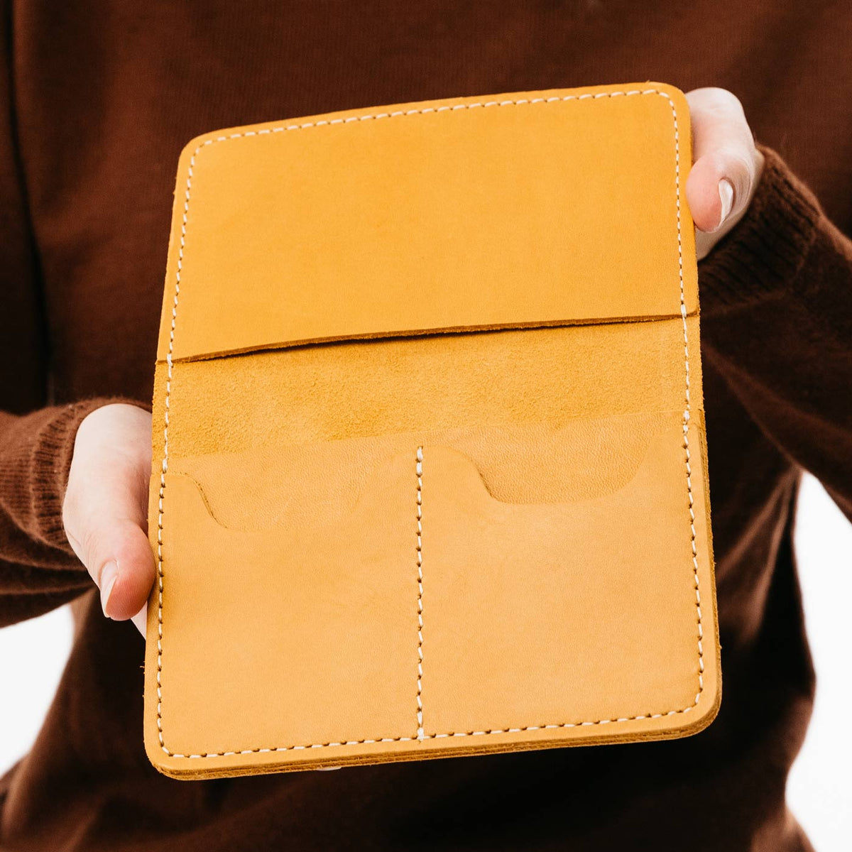 Leather Modern Passport Holder - Image 98