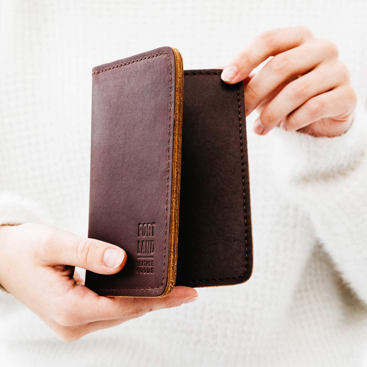 Leather Modern Passport Holder - Image 96