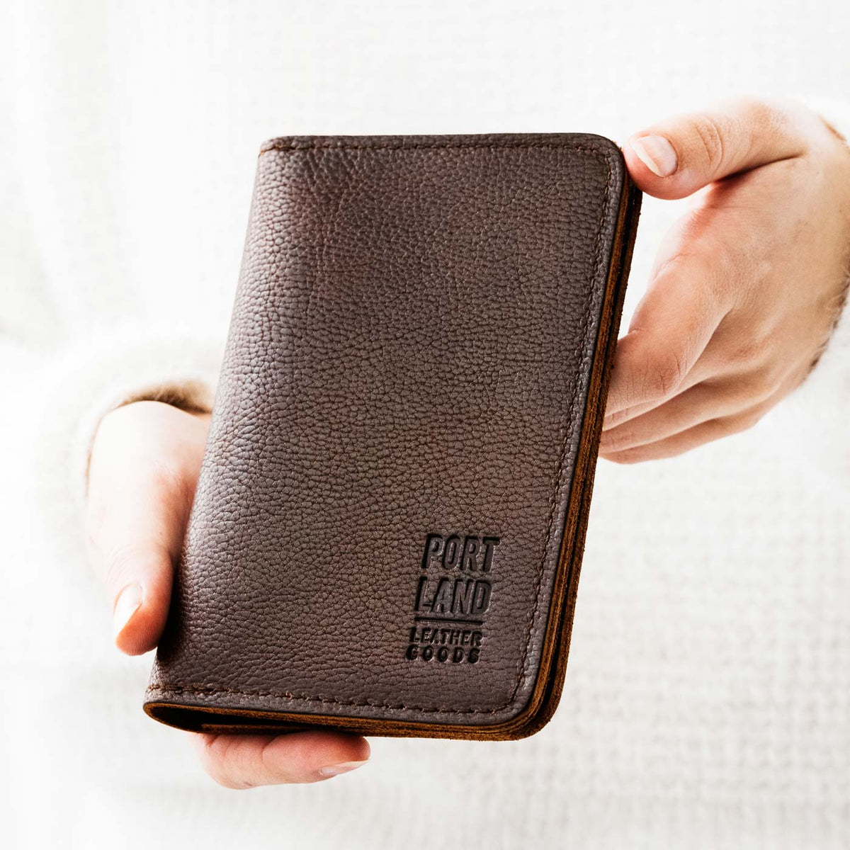 Leather Modern Passport Holder - Image 92