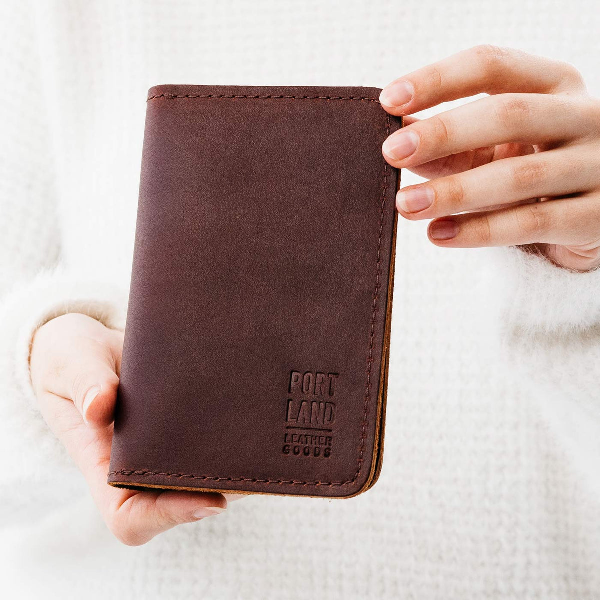 Leather Modern Passport Holder - Image 95