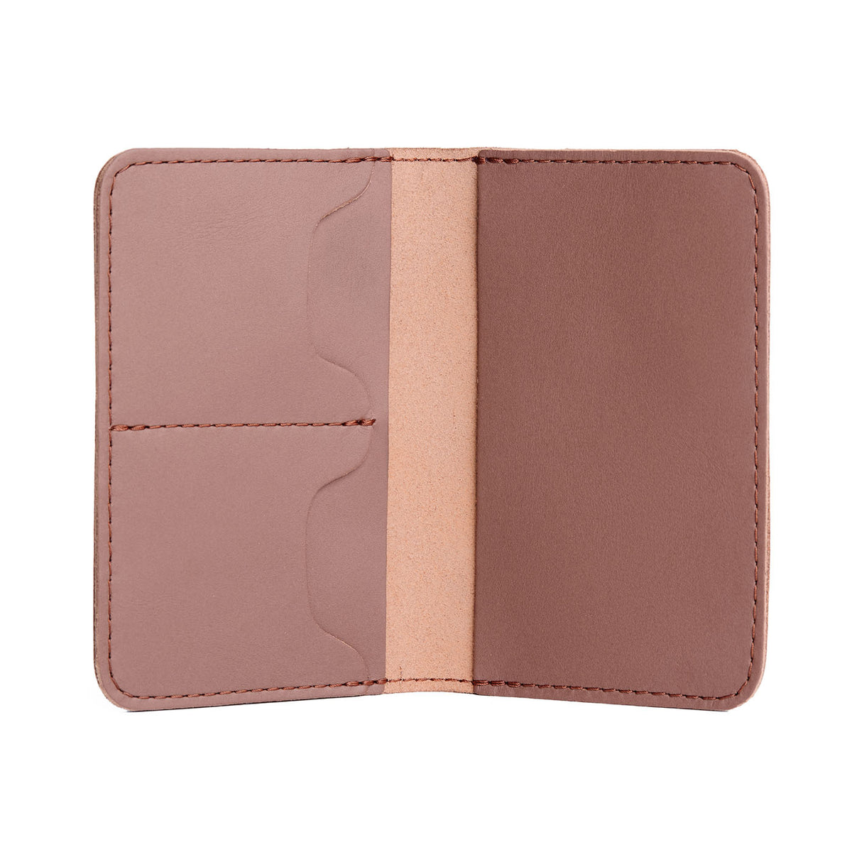 Leather Modern Passport Holder - Sunkissed