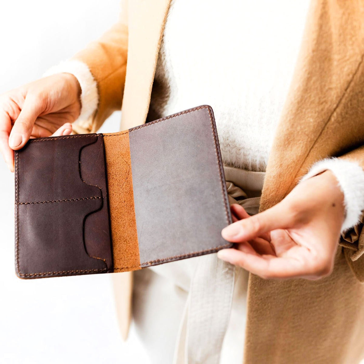 Leather Modern Passport Holder - Image 103