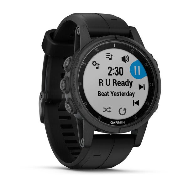 Garmin Fenix 5 Plus Sapphire Multisport GPS Watch Black/Black Band 47mm - 010-01988-00 - Image 2