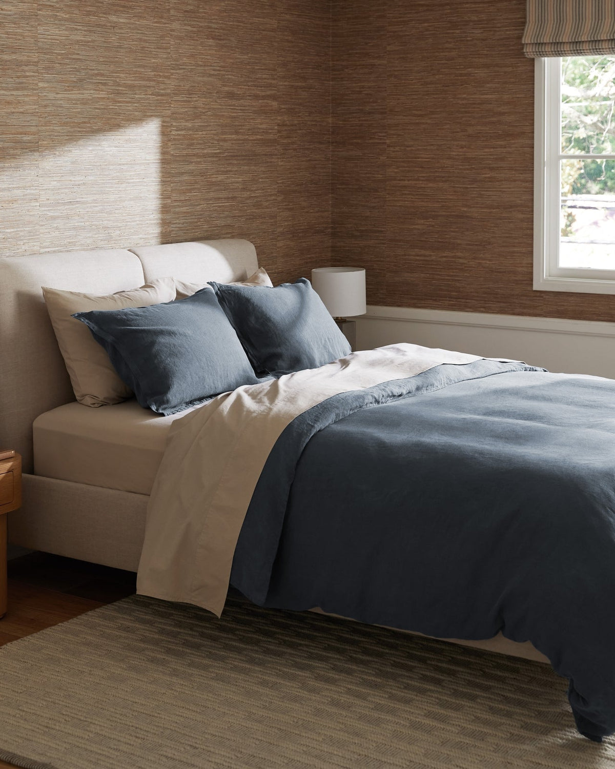 Linen Duvet Cover Set - Dusk K/CK - Image 2