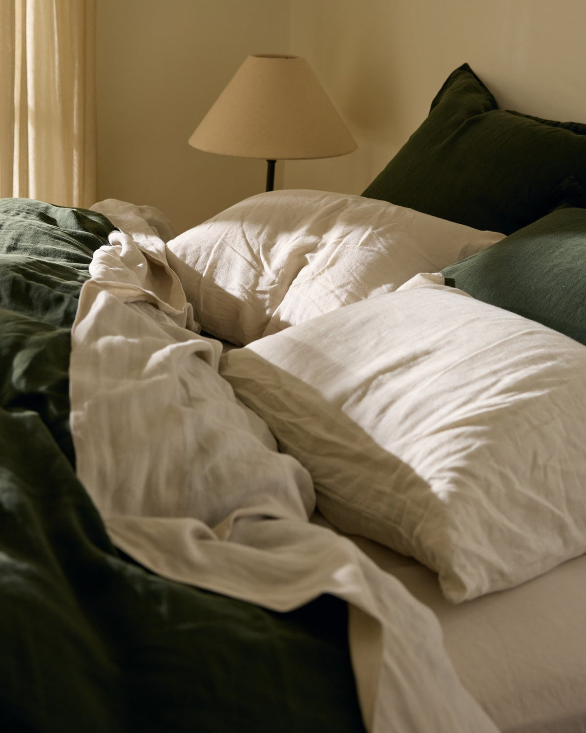 Linen Pillowcase Set (Bone) - Image 2