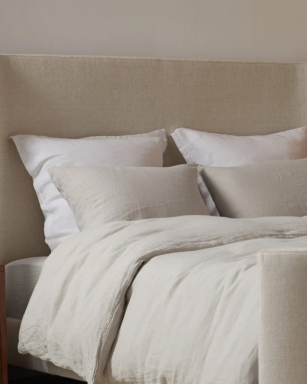 Linen Pillowcase Set (Bone) - Image 4