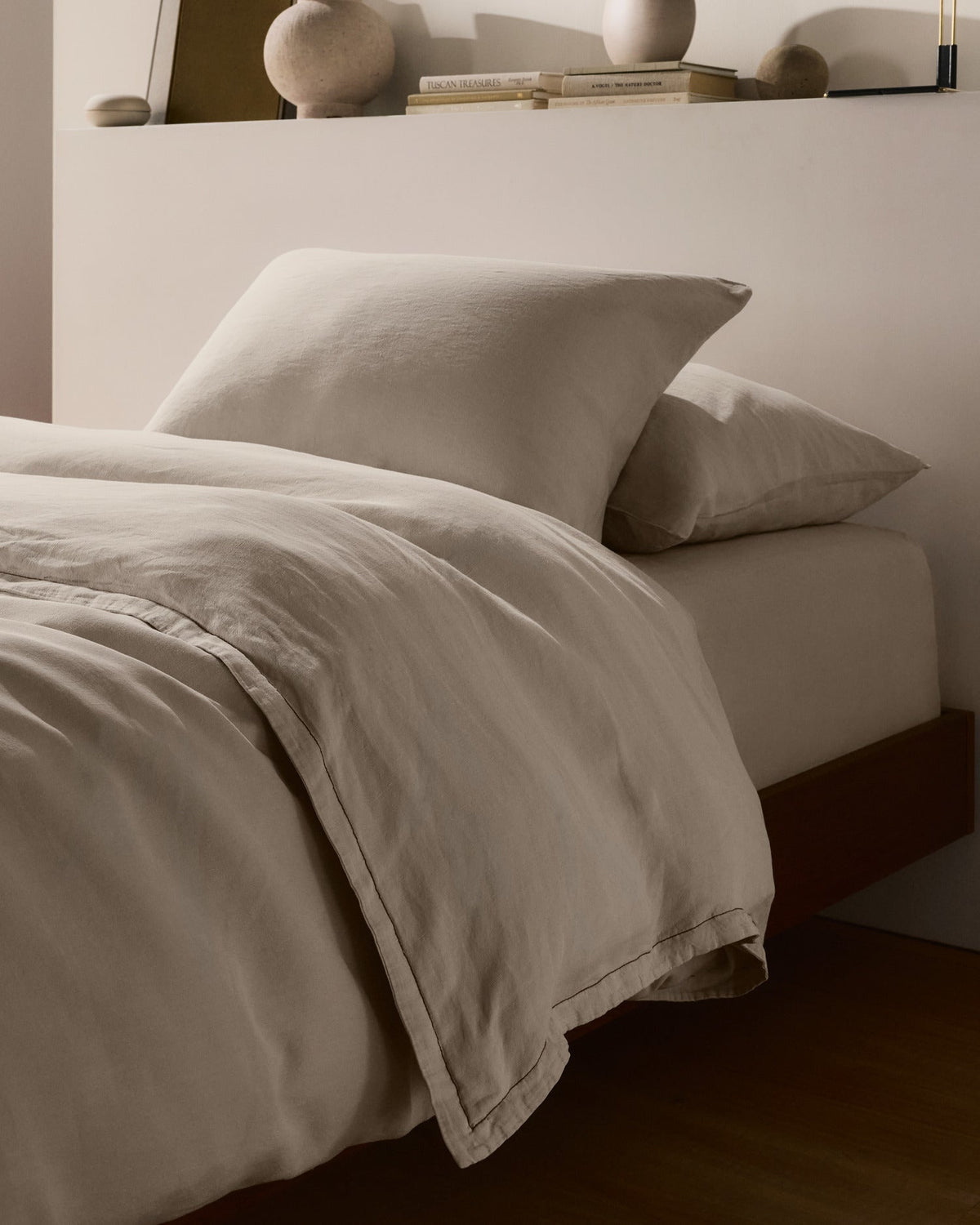 Linen Tencel Venice Set - Bone K/CK - Image 2