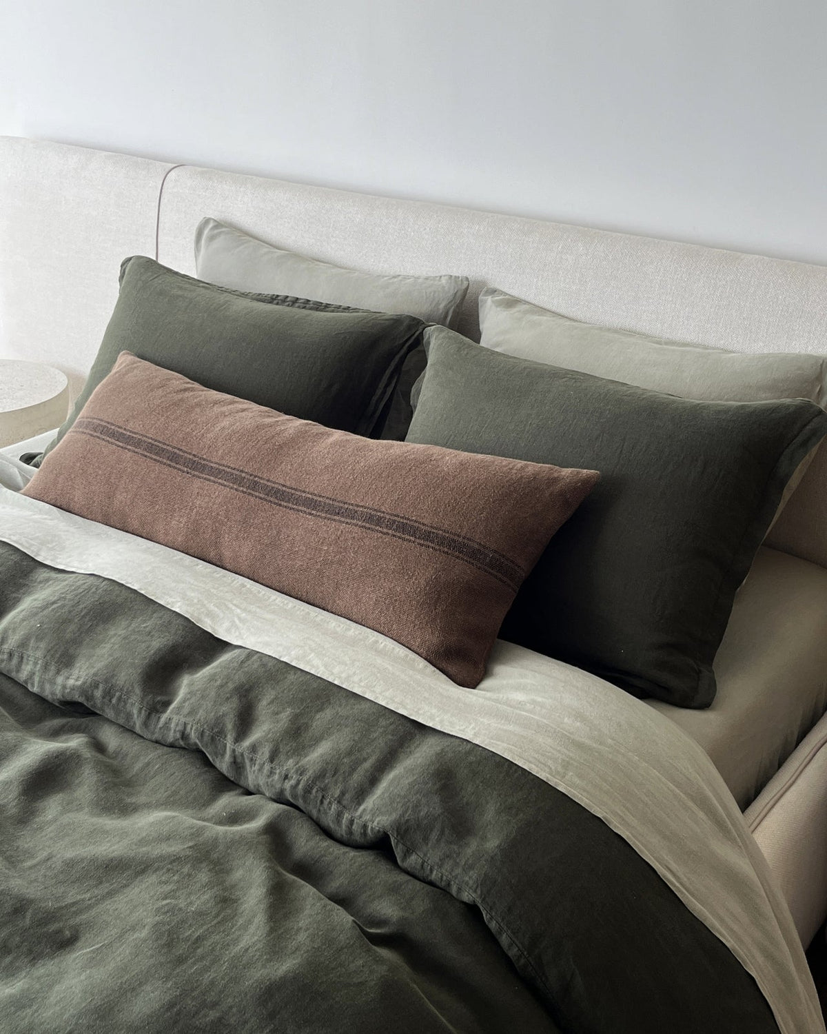 Linen Venice Set - Evergreen F/Q - Image 2