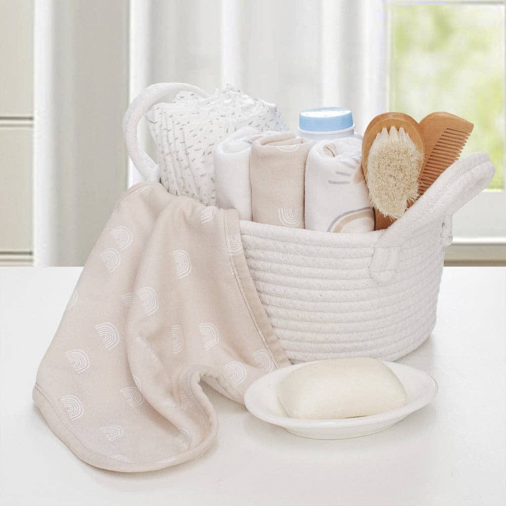 Living Textiles 5pc Bath Gift Set - Rainbow Sloth - Image 4