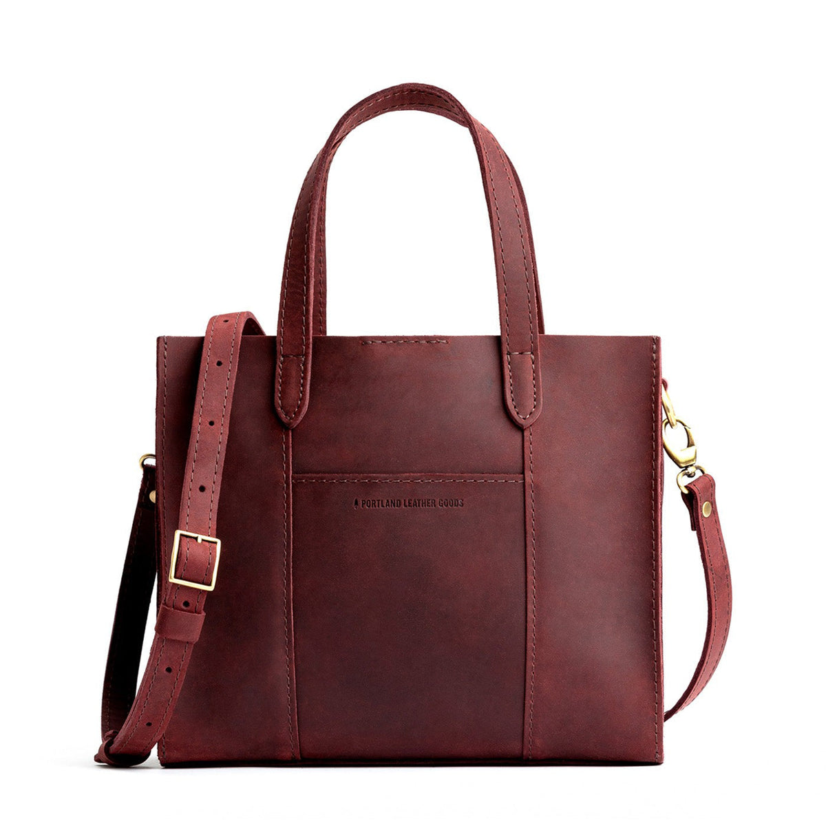 'Almost Perfect' Lola Crossbody Tote - Merlot