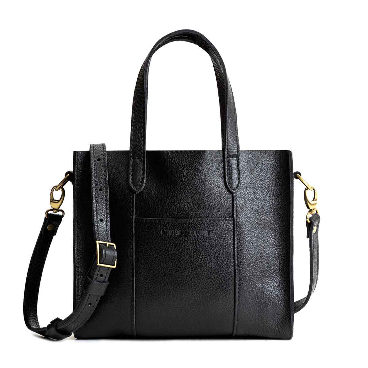 'Almost Perfect' Lola Crossbody Tote - Pebbled--black / Classic