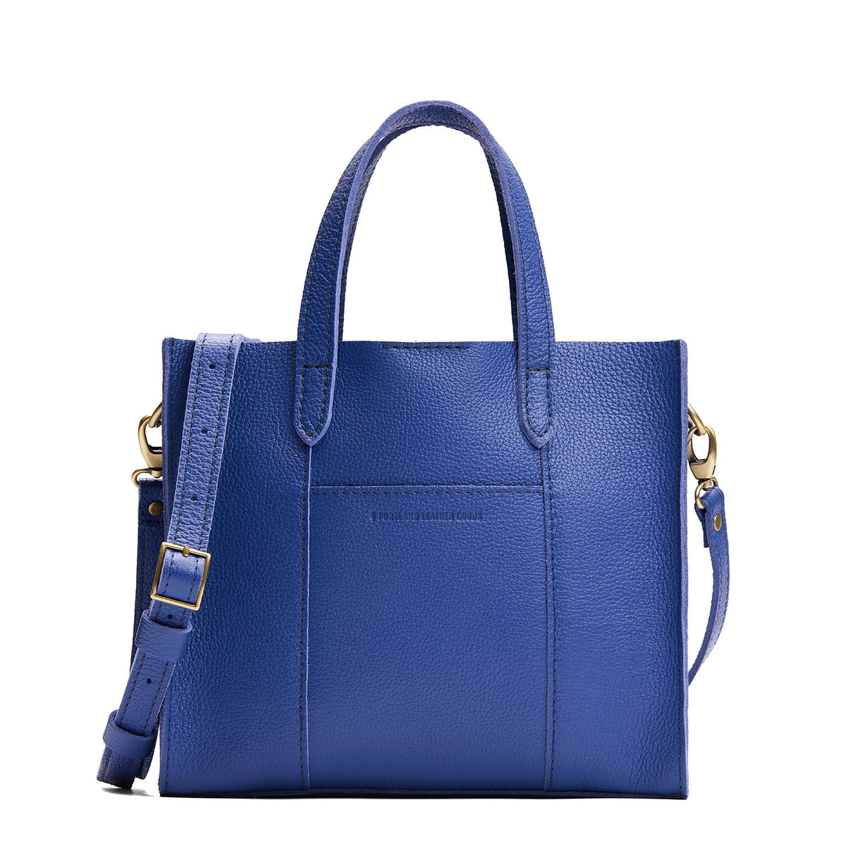 'Almost Perfect' Lola Crossbody Tote - Molino Blue / Classic