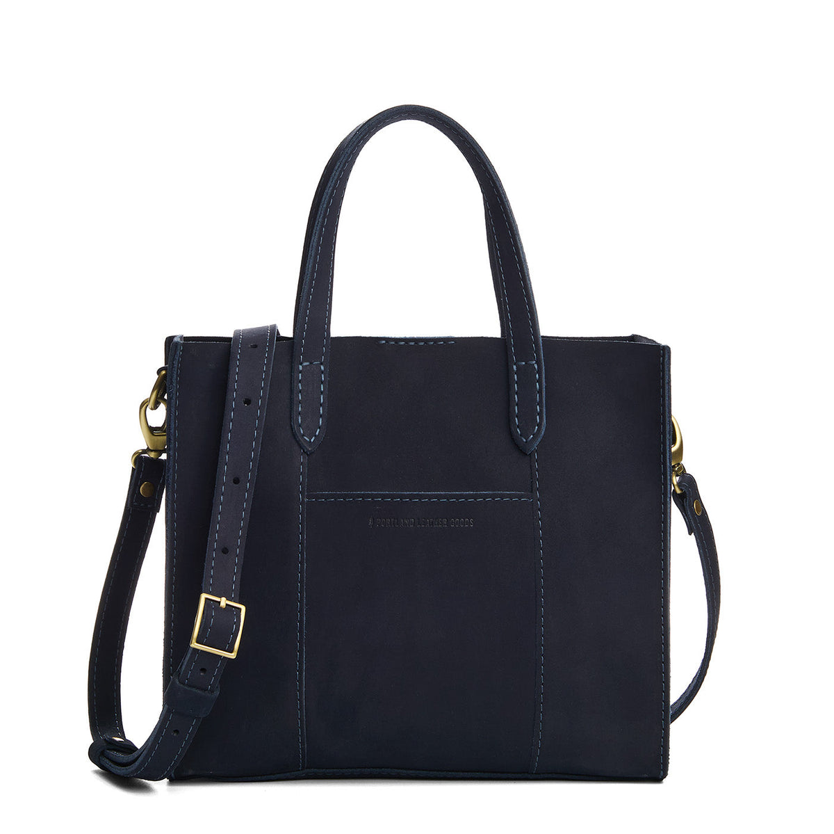 'Almost Perfect' Lola Crossbody Tote - Velvet Blue / Classic