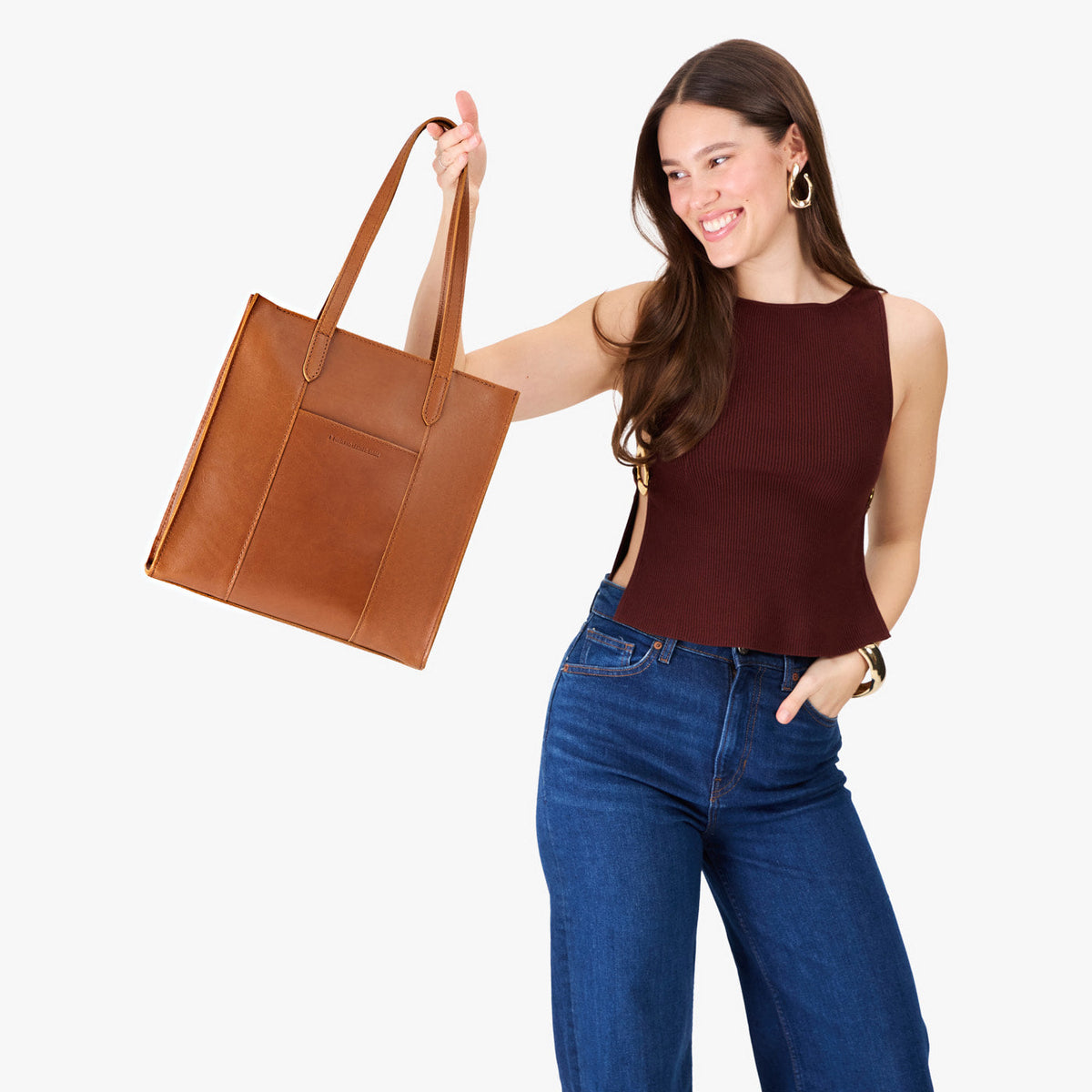 'Almost Perfect' Large Lola Zipper Crossbody Tote - Image 71