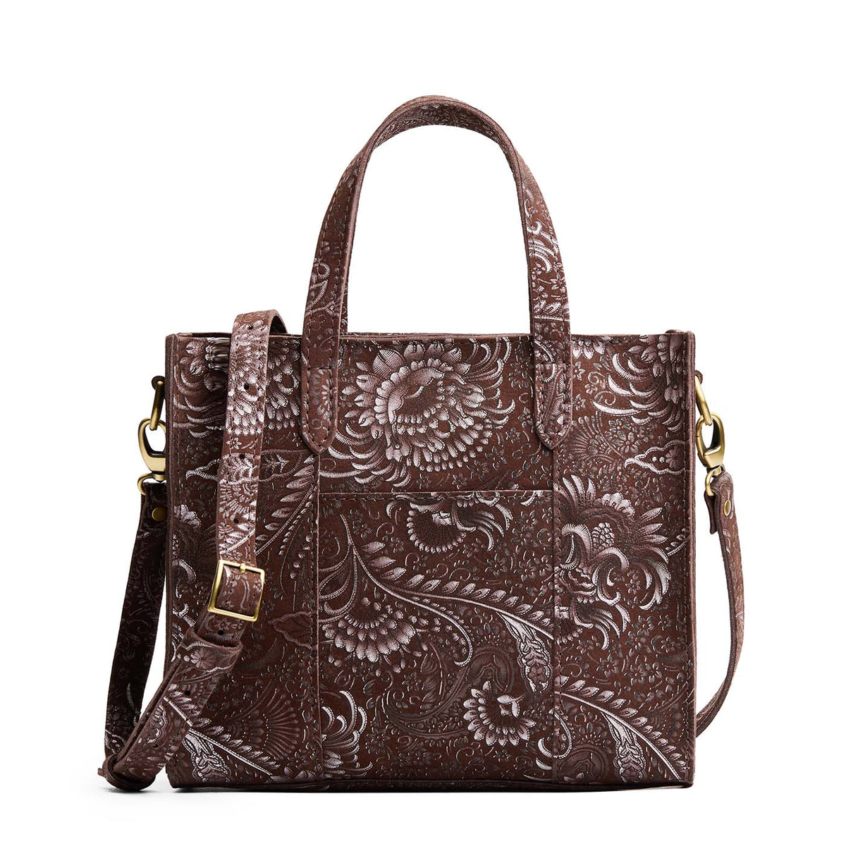 'Almost Perfect' Lola Crossbody Tote - Sepia