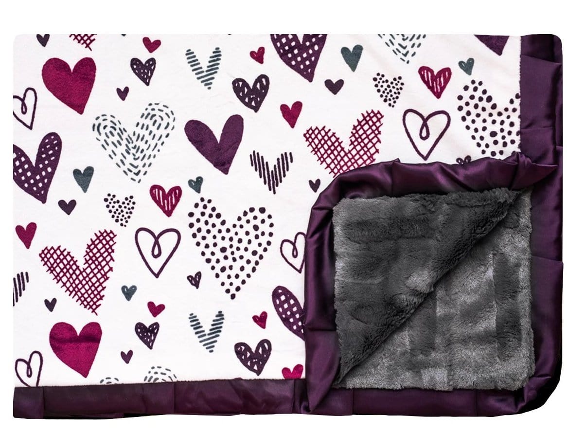 Love Notes - Plum Blanket - Image 3
