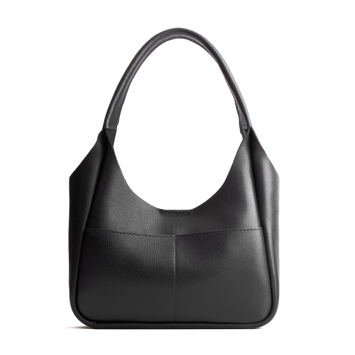 Madison Shoulder Bag - Pebbled--black / Medium