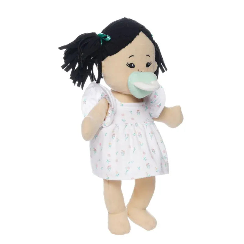 Manhattan Toy Love, Stella Doll Light Beige with Black Pigtails - Image 4