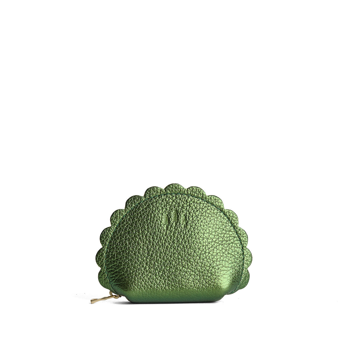 Marigold Pouch - Metallic Greench / Small