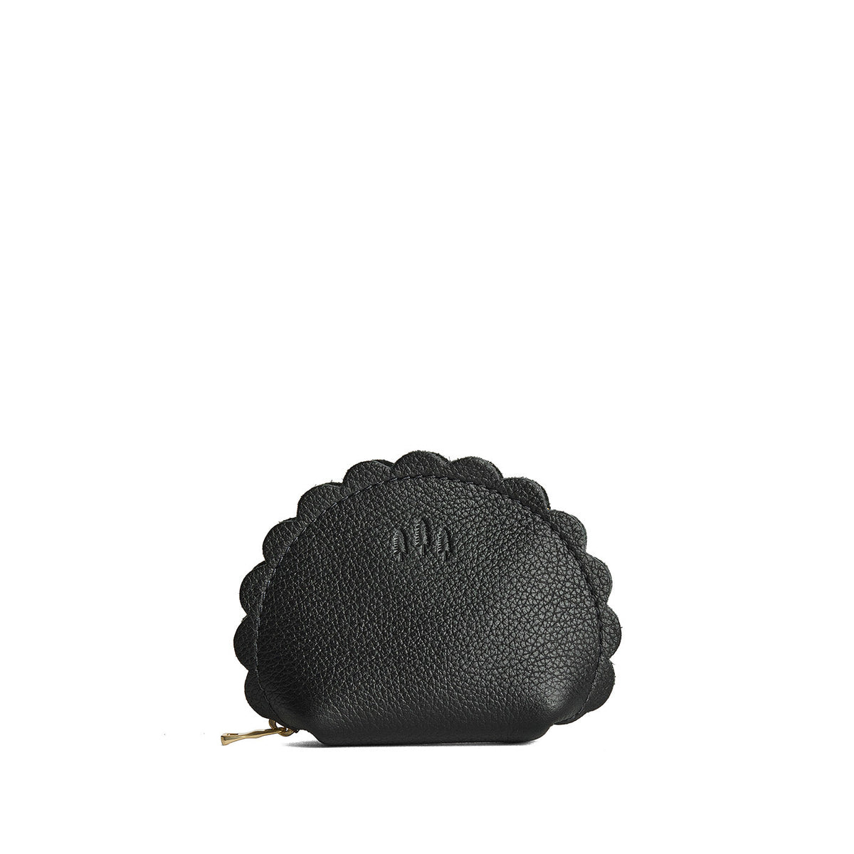 Marigold Pouch - Pebbled--black / Small