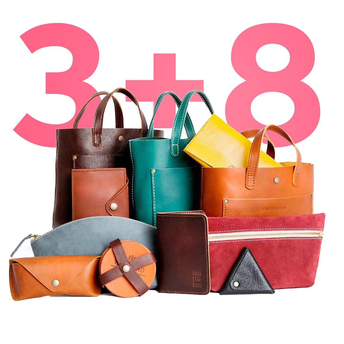 Mini Crossbody Mystery Box - 3 Mini Totes + 8 Items