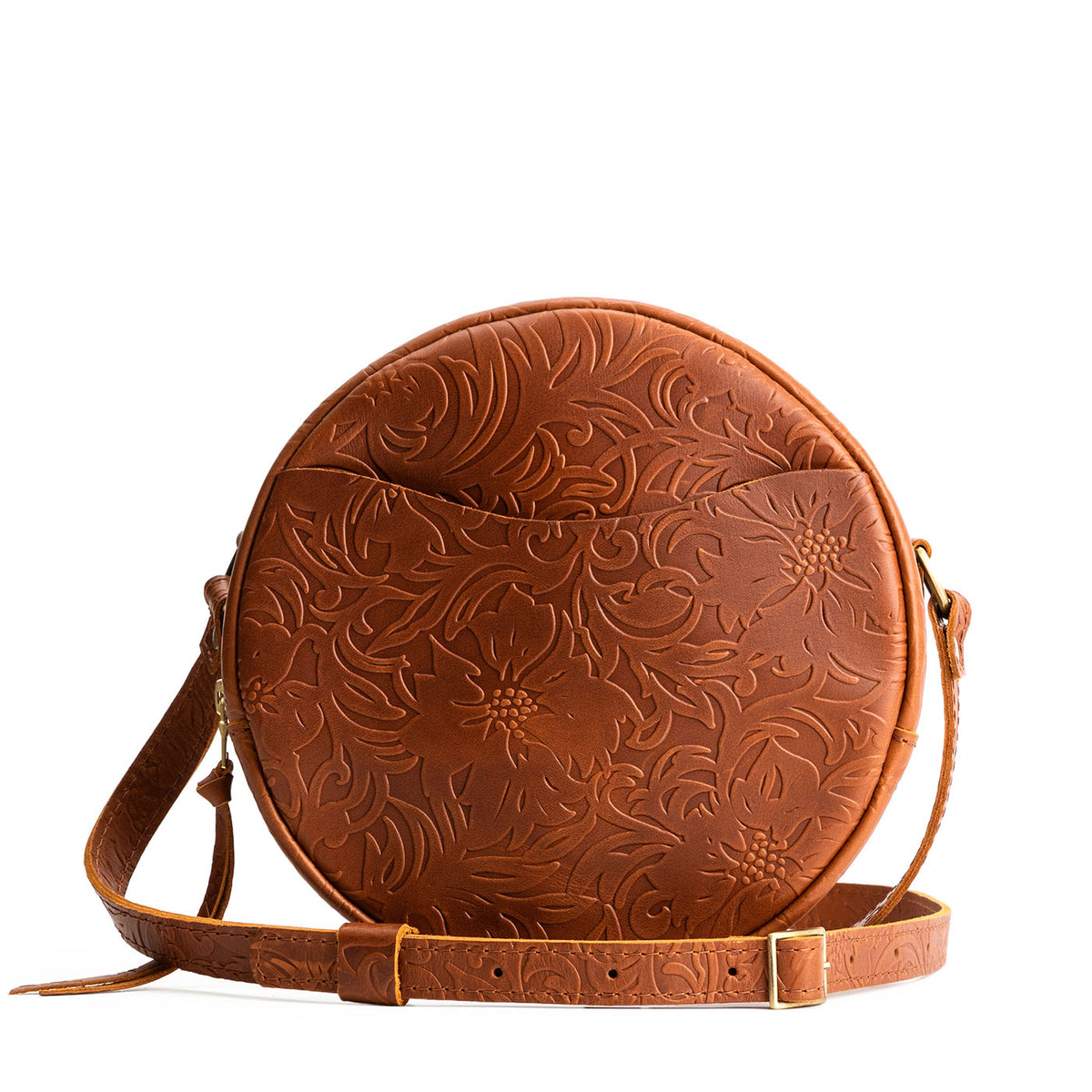 'Almost Perfect' Circle Crossbody - Meadow / Large