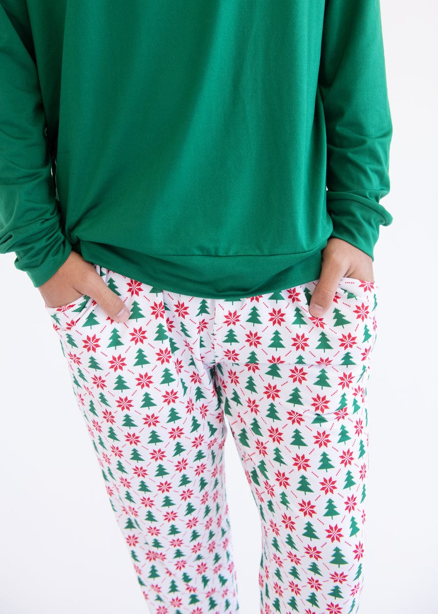 Montage Men's Pajama Top - Green - Image 3