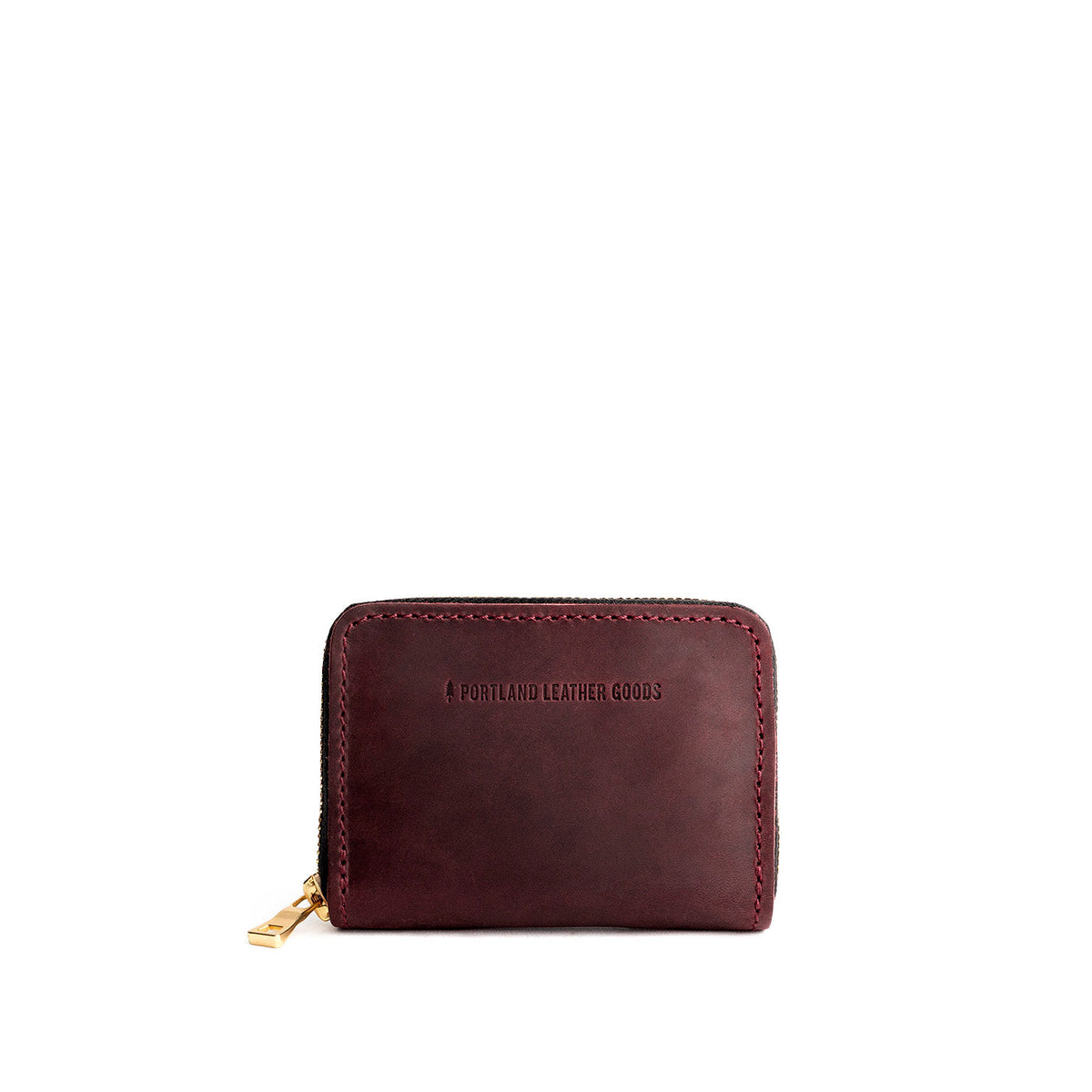 'Almost Perfect' Small Zip Wallet - Merlot