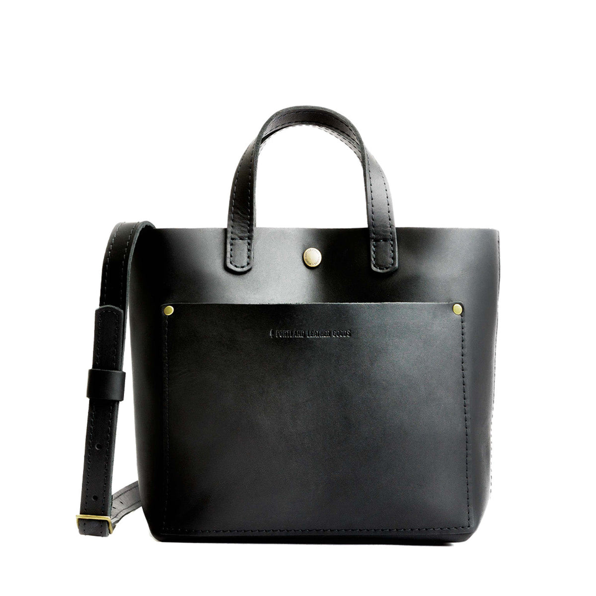 Mini Crossbody Tote - Black / Classic