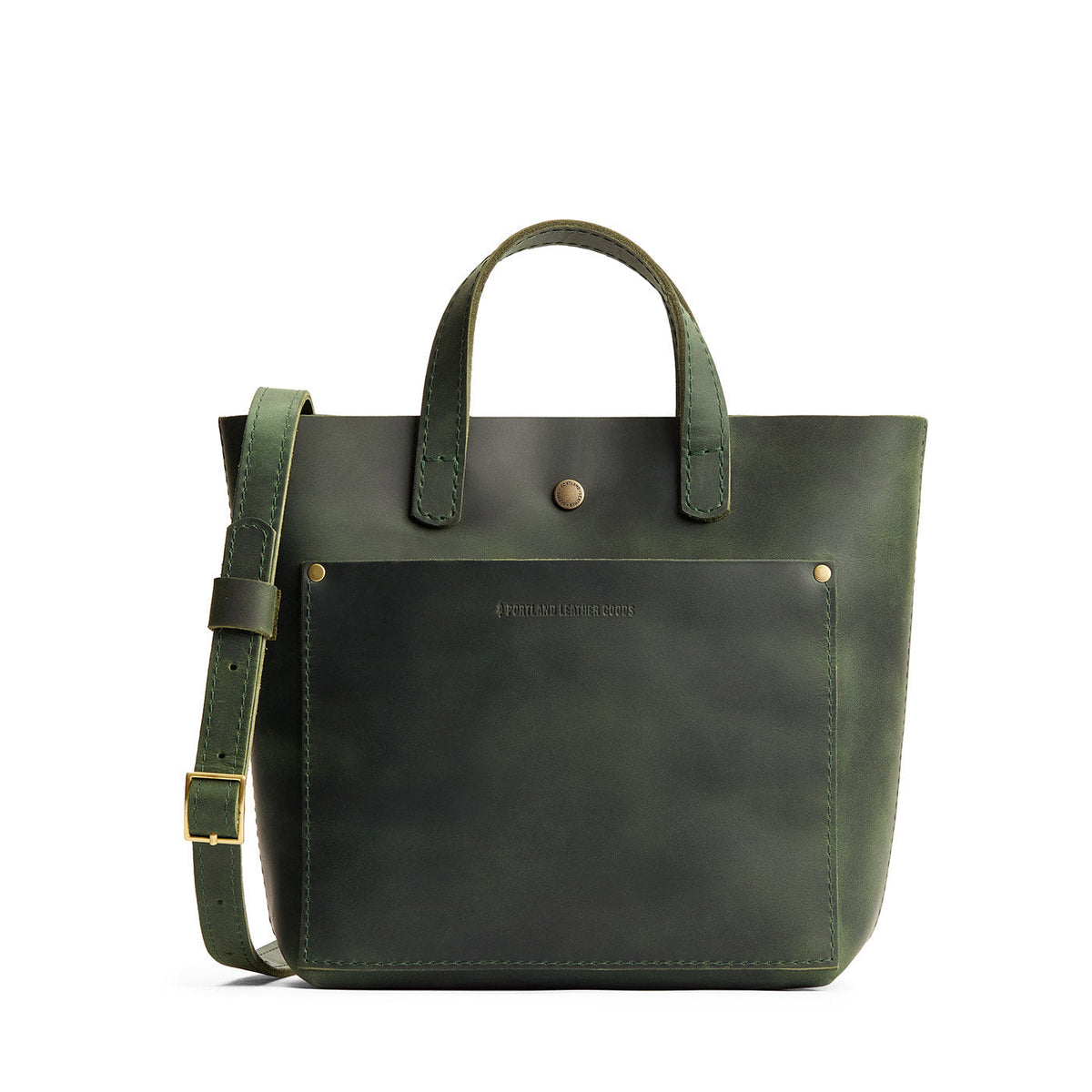 Mini Crossbody Tote - Evergreen / Classic
